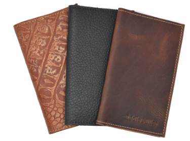 Leather Pocket Custom Diaries